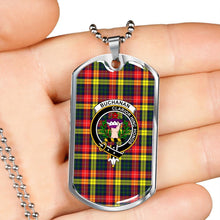 Load image into Gallery viewer, Buchanan Modern Tartan Dog Tag