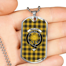 Load image into Gallery viewer, MacLeod of Lewis Ancient Tartan Dog Tag